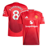 Men's Manchester United B.FERNANDES #8 Home Soccer Jersey 2024/25